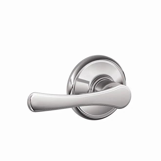 Schlage Avila Passage Lever Bright Chrome
