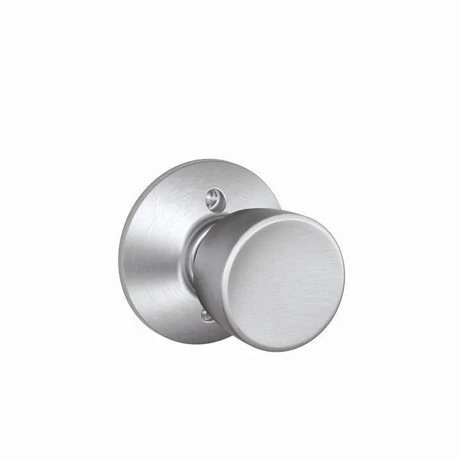 Schlage Bell Knob Half Dummy Satin Chrome