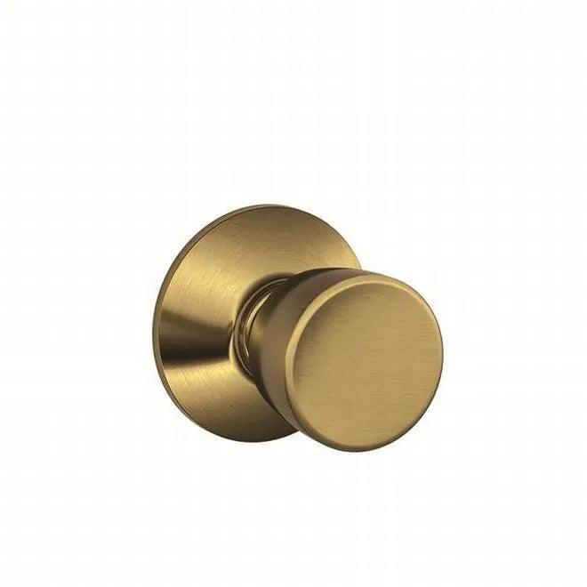 Schlage Bell Knob Interior Active Trim - Exterior Handleset Sold Separately in Antique Brass finish