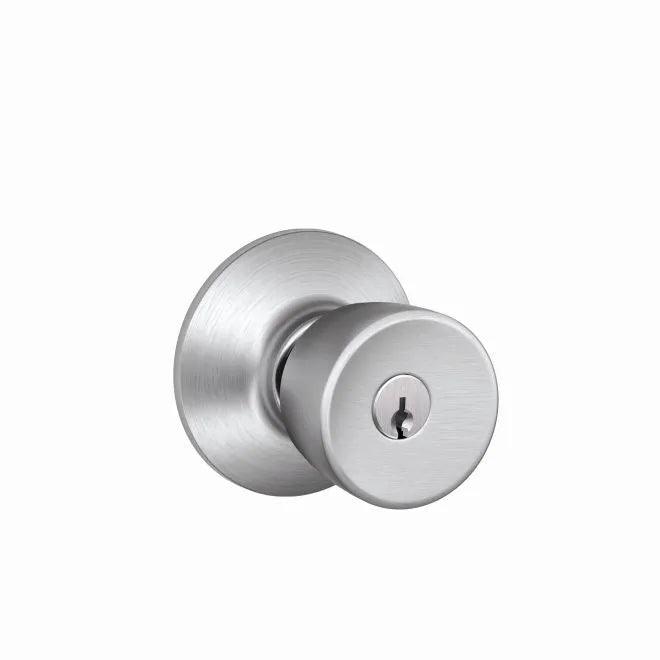 Schlage Bell Knob Satin Chrome