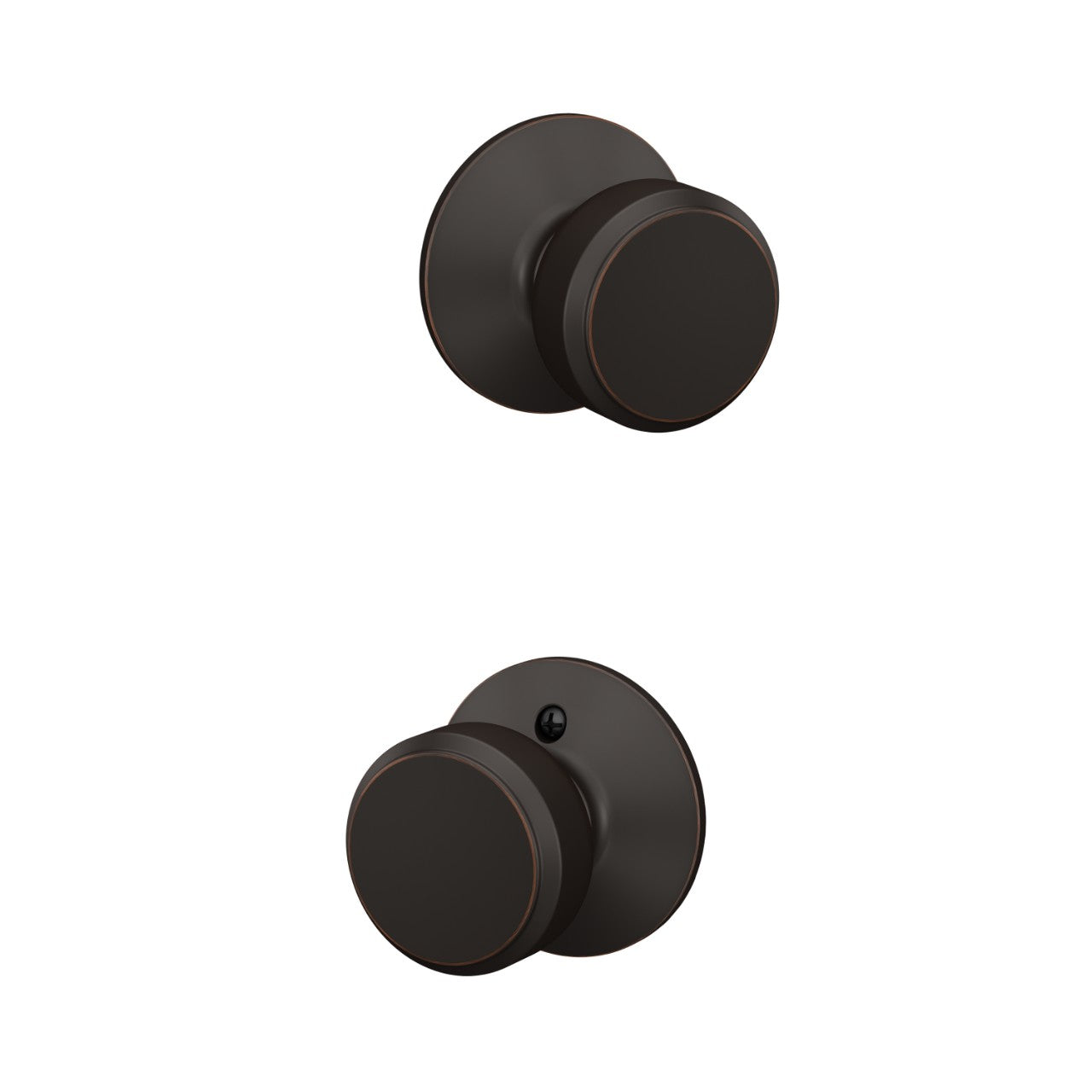 Schlage Bowery Knob Aged Bronze