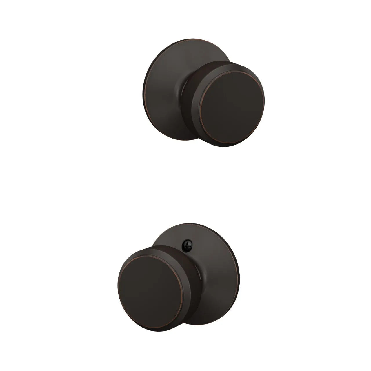 Schlage Bowery Knob Aged Bronze