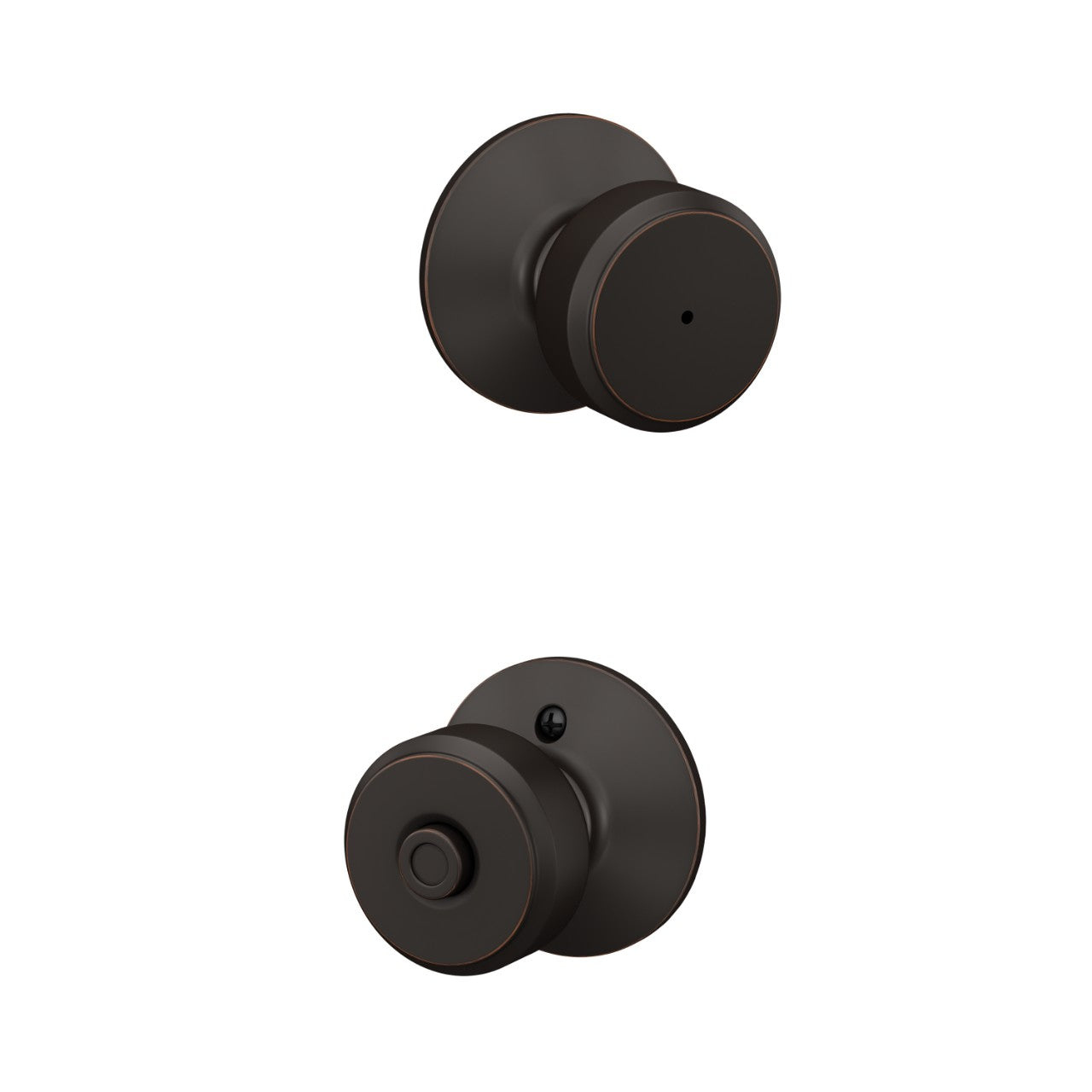 Schlage Bowery Knob Aged Bronze