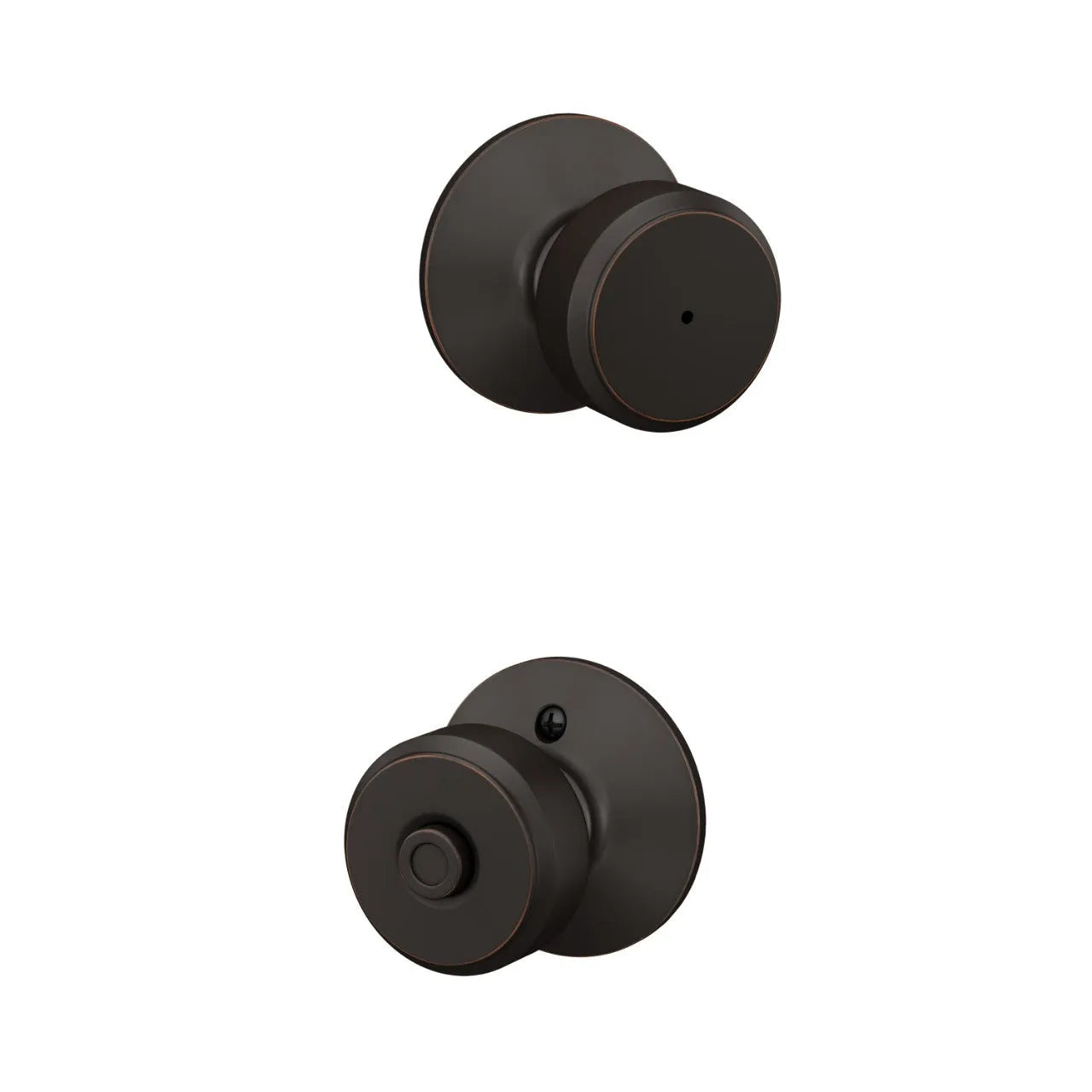 Schlage Bowery Knob Aged Bronze