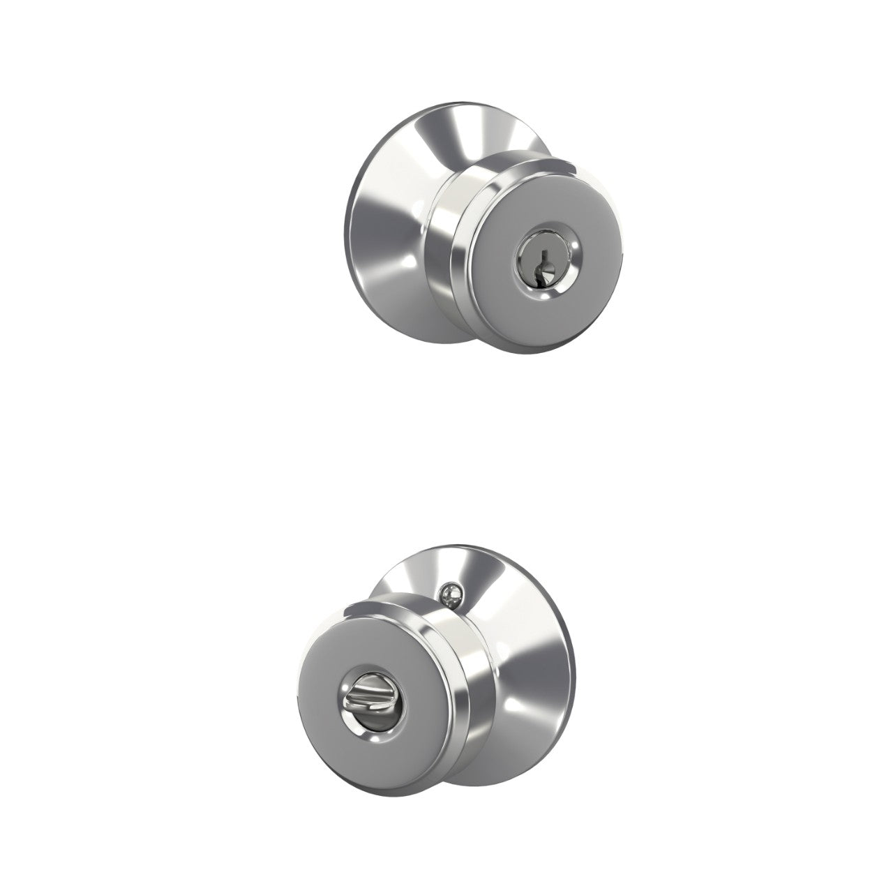 Schlage Bowery Knob Bright Chrome