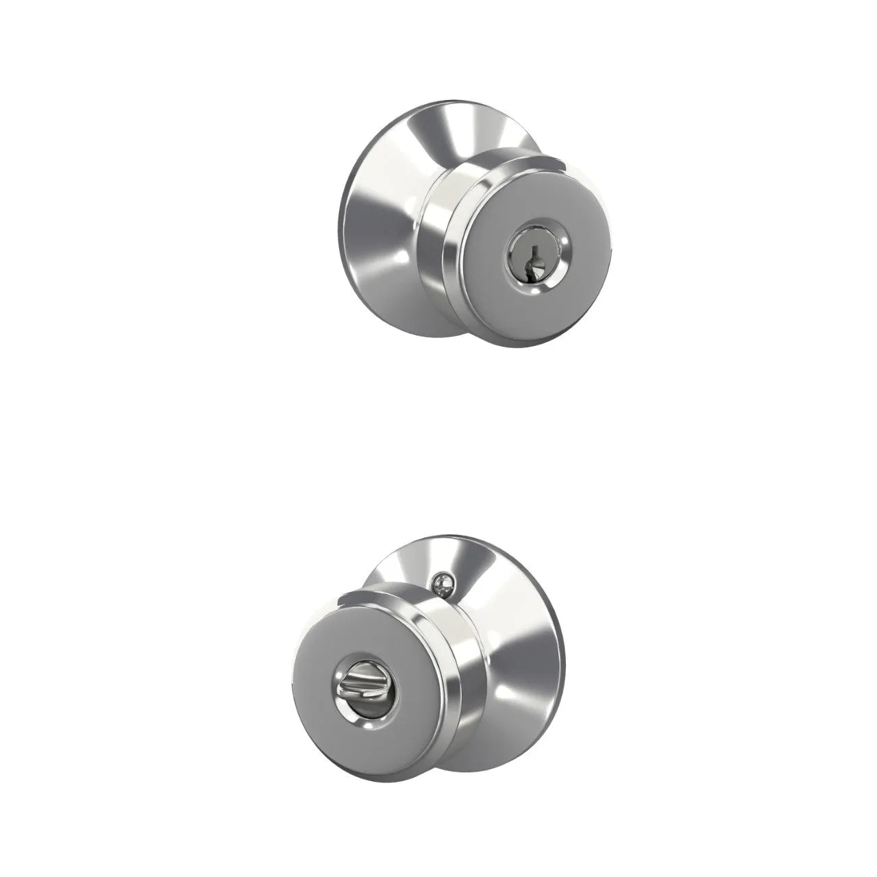 Schlage Bowery Knob Bright Chrome