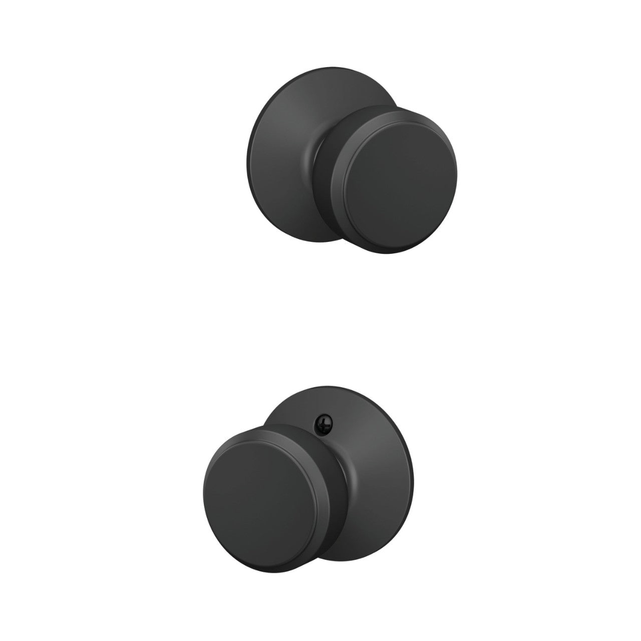 Schlage Bowery Knob Flat Black