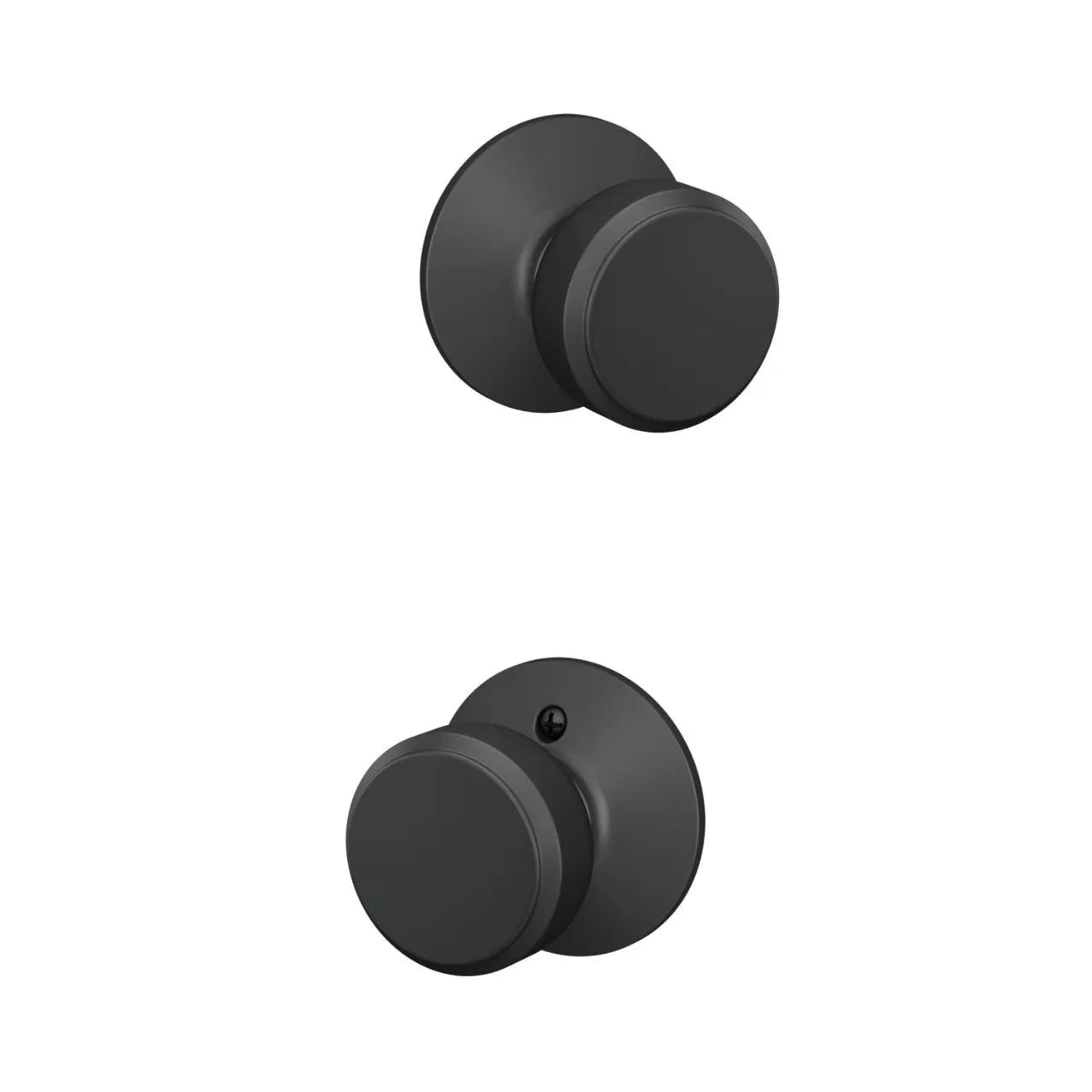 Schlage Bowery Knob Flat Black
