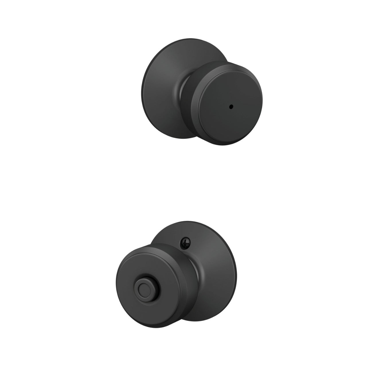 Schlage Bowery Knob Flat Black