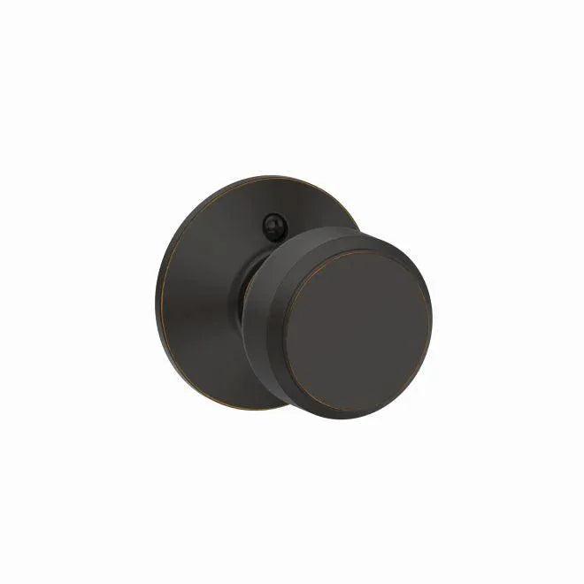 Schlage Bowery Knob Half Dummy Aged Bronze