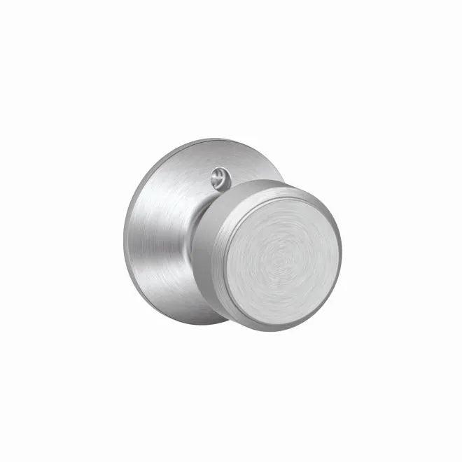 Schlage Bowery Knob Half Dummy Satin Chrome