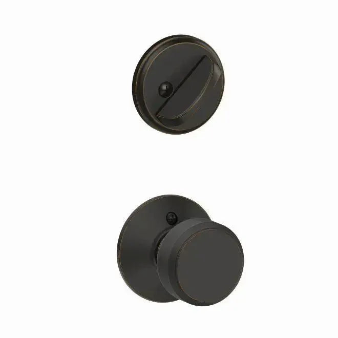 SchlageSchlage Bowery Knob Interior Active Trim - Exterior Handleset Sold Separately in 