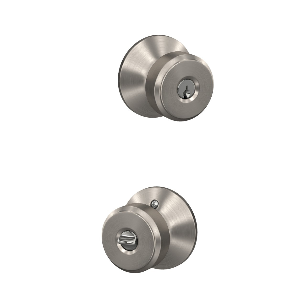 Schlage Bowery Knob Satin Nickel