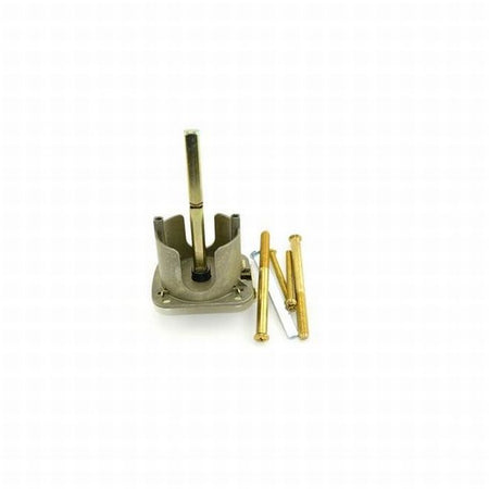 Schlage 2-1/2" F60 Thick Door Kit for F58's in Bright Brass finish
