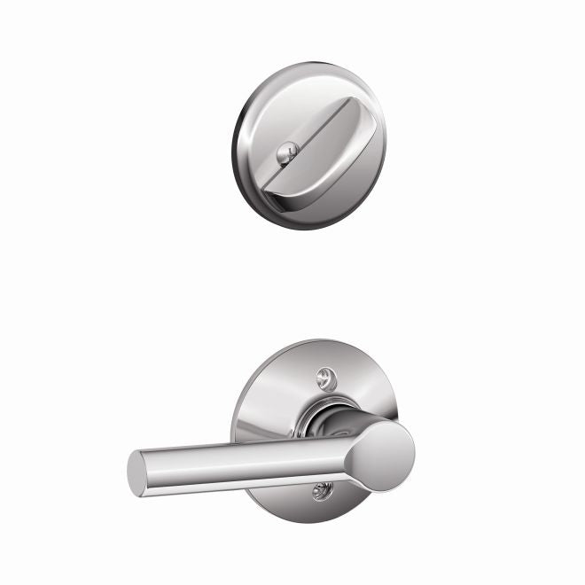 Schlage Broadway Lever Interior Active Trim - Exterior Handleset Sold Separately in Bright Chrome finish