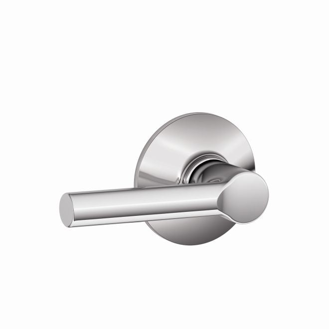 Schlage Broadway Passage Lever in Bright Chrome finish