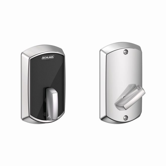 Schlage Schlage Control Smart Deadbolt with Greenwich Trim in Bright Chrome finish