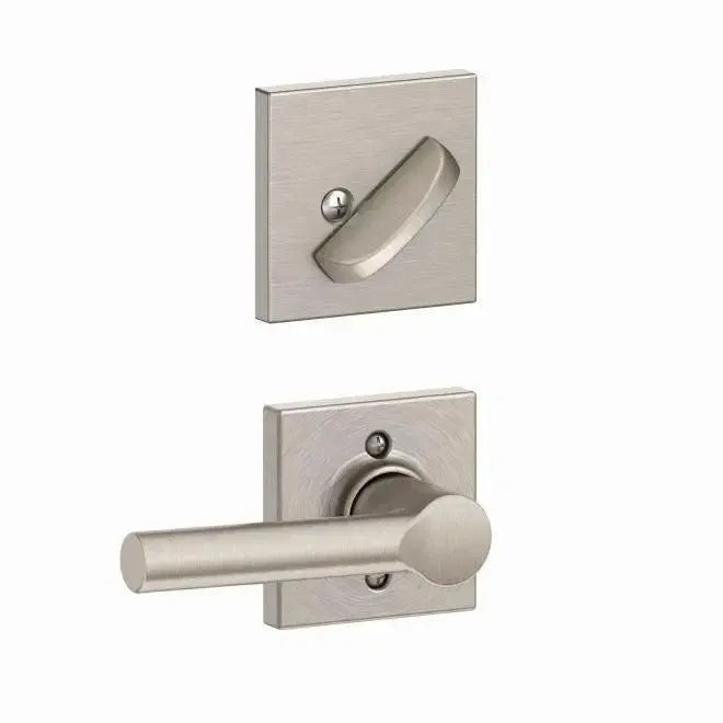 SchlageSchlage Broadway Lever With Collins Rosette Interior Active Handleset Trim - Exterior Handleset Sold Separately in 