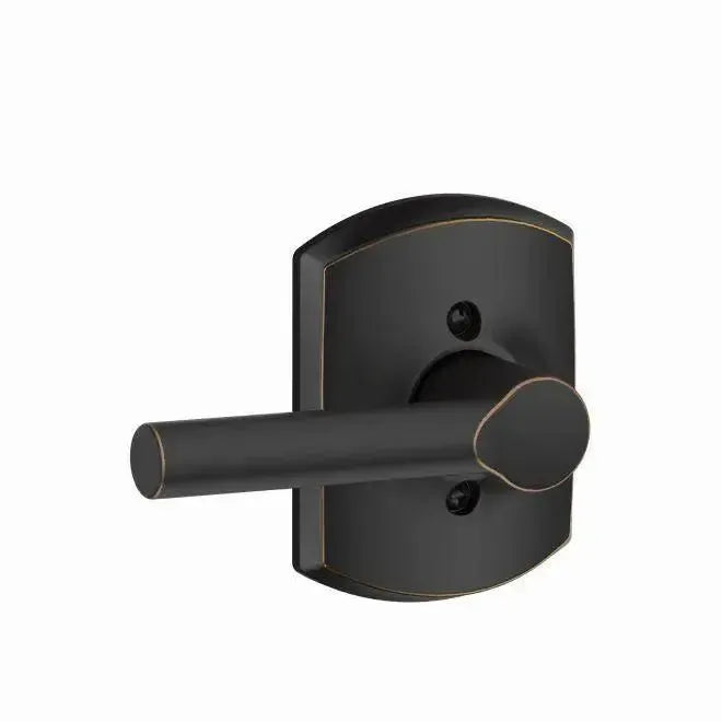 SchlageSchlage Broadway Lever With Greenwich Rosette Half Dummy in 