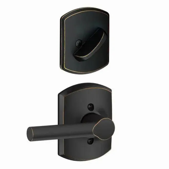SchlageSchlage Broadway Lever With Greenwich Rosette Interior Active Trim - Exterior Handleset Sold Separately in 