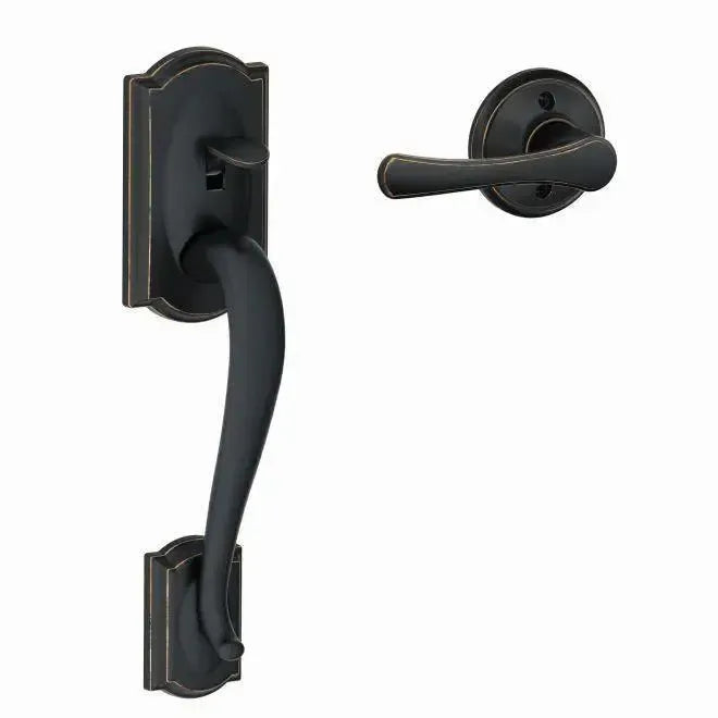 SchlageSchlage Camelot Bottom Half Handleset With Avila Lever in 