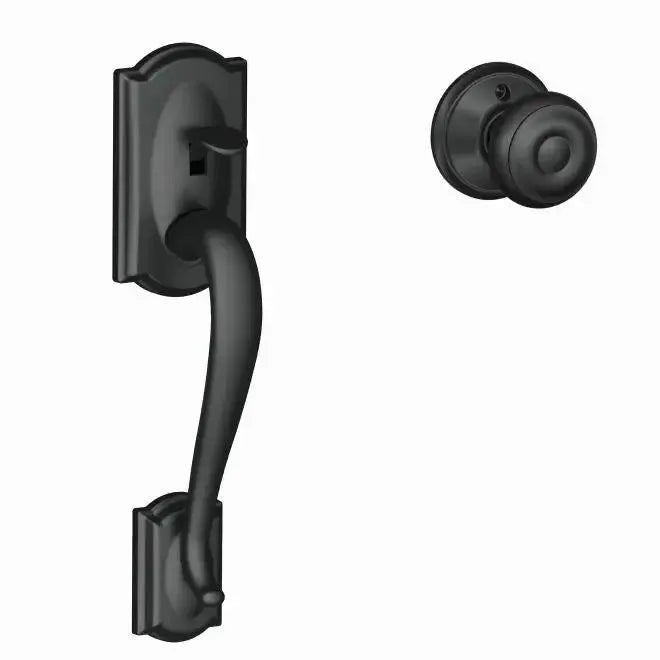 SchlageSchlage Camelot Bottom Half Handleset With Georgian Knob in 