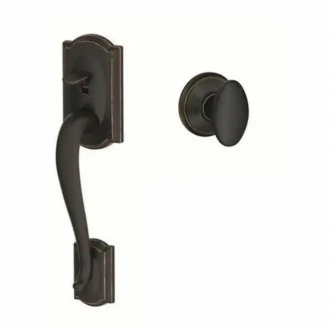 SchlageSchlage Camelot Bottom Half Handleset With Siena Knob in 
