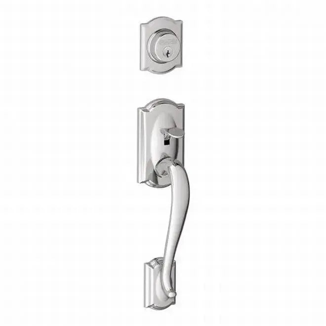 SchlageSchlage Camelot Dummy Exterior Handleset Only - Interior Trim Sold Separately in 