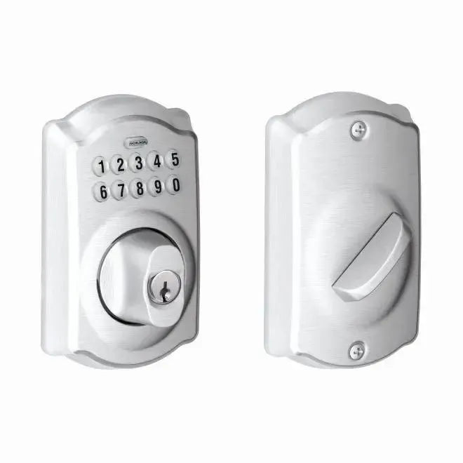 SchlageSchlage Camelot Electronic Keypad Deadbolt in 