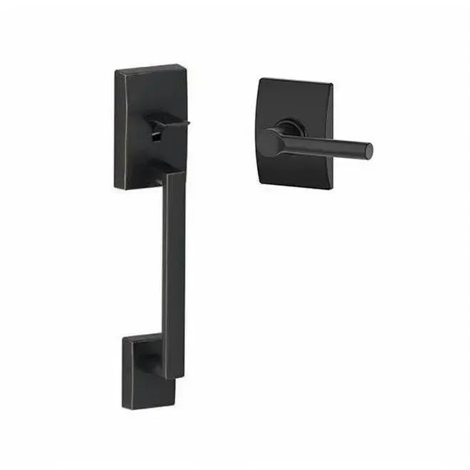 SchlageSchlage Century Bottom Half Handleset With Broadway Lever With Century Rosette in 