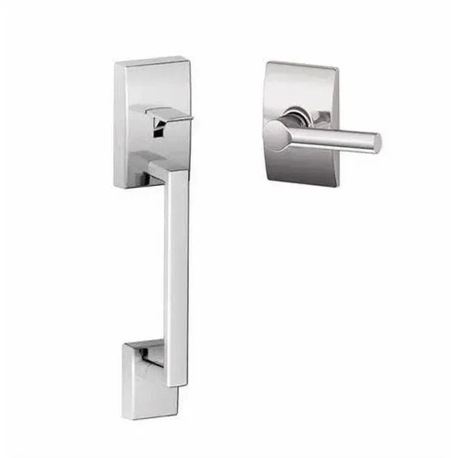 SchlageSchlage Century Bottom Half Handleset With Broadway Lever With Century Rosette in 