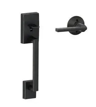 SchlageSchlage Century Bottom Half Handleset With Latitude Lever in 