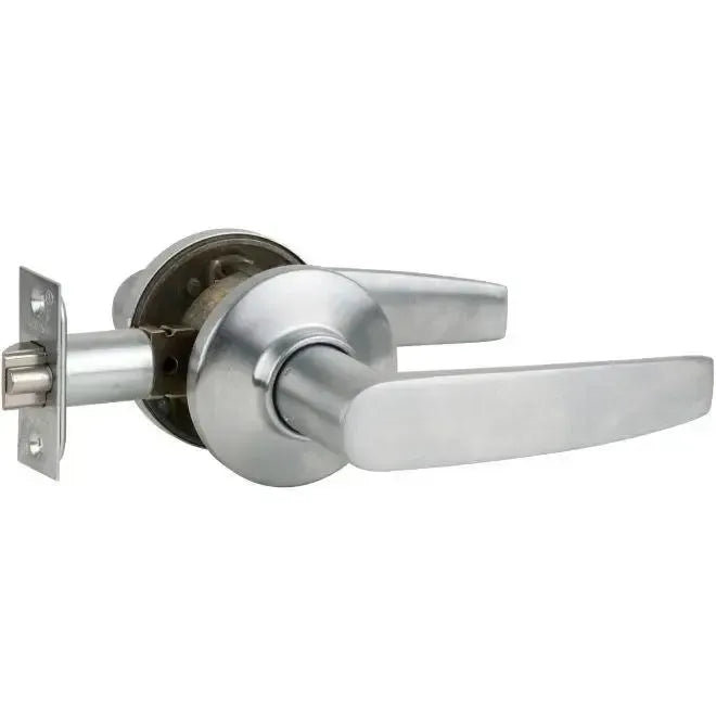 Schlage Commercial S Series Jupiter Passage Door Lever Set in Satin Chrome finish