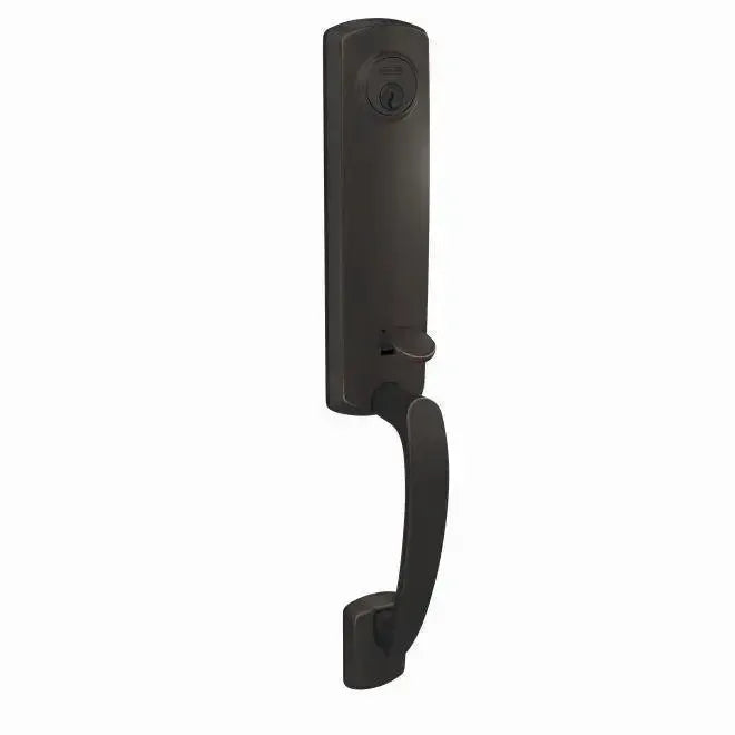 SchlageSchlage Custom 3/4 Trim Greenwich Exterior Active Handleset Only With C Keyway - Interior Trim Sold Separately in 