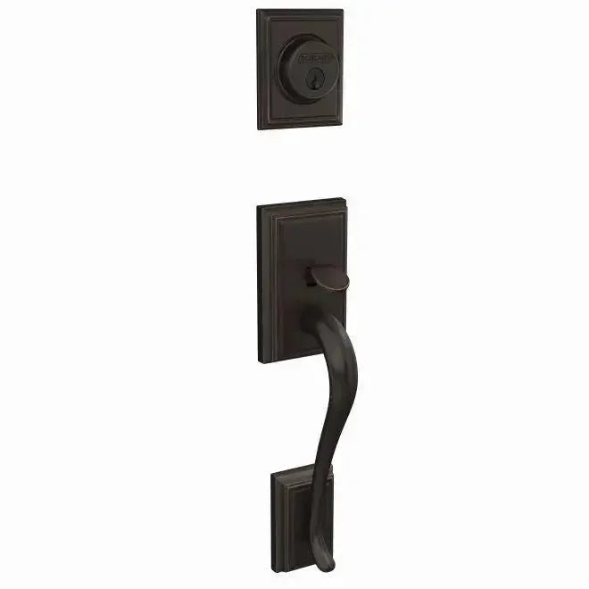 SchlageSchlage Custom Addison Single Cylinder Exterior Active Handleset Only - Interior Trim Sold Separately in 