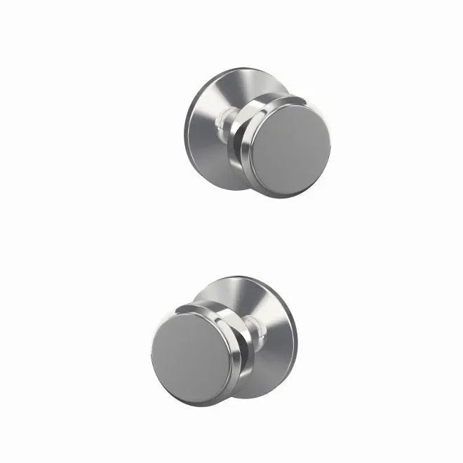 Schlage Custom Bowery Knob with Kinsler Rosette Bright Chrome