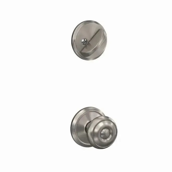 SchlageSchlage Custom Georgian Knob With Alden Rosette Interior Active Trim - Exterior Handleset Sold Separately in 
