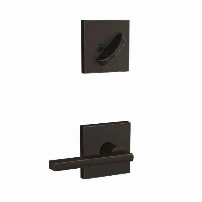 SchlageSchlage Custom Latitude Dummy Lever With Collins Rosette Interior Trim - Exterior Handleset Sold Separately in 