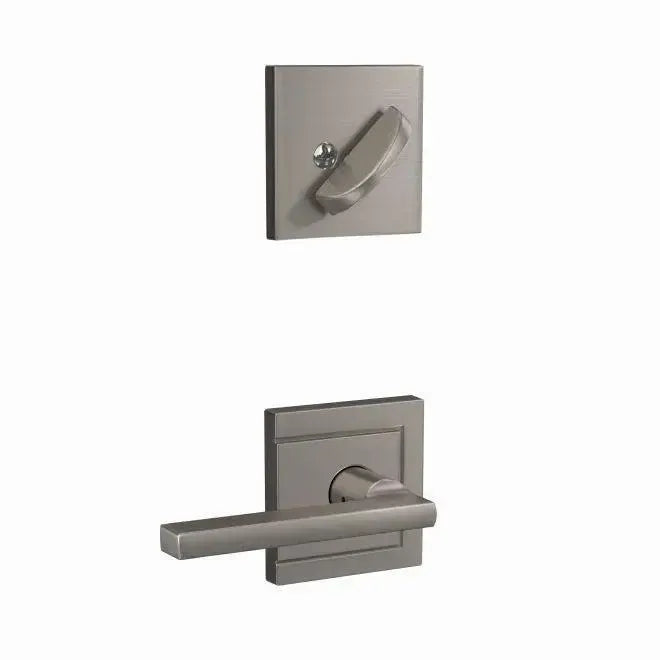 SchlageSchlage Custom Latitude Lever With Upland Rosette Interior Active Trim- Exterior Handleset Sold Separately in 