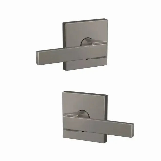 Schlage Custom Northbrook Lever with Collins Rosette in Satin Nickel finish