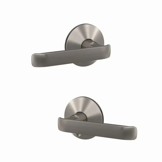 Schlage Custom Passage and Privacy Clybourn Lever with Kinsler Rosette Satin Nickel