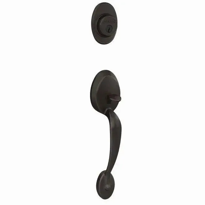 SchlageSchlage Custom Plymouth Single Cylinder Exterior Active Handleset Only With C Keyway - Interior Trim Sold Separately in 