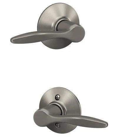 Schlage Delfayo Passage Lever Satin Nickel