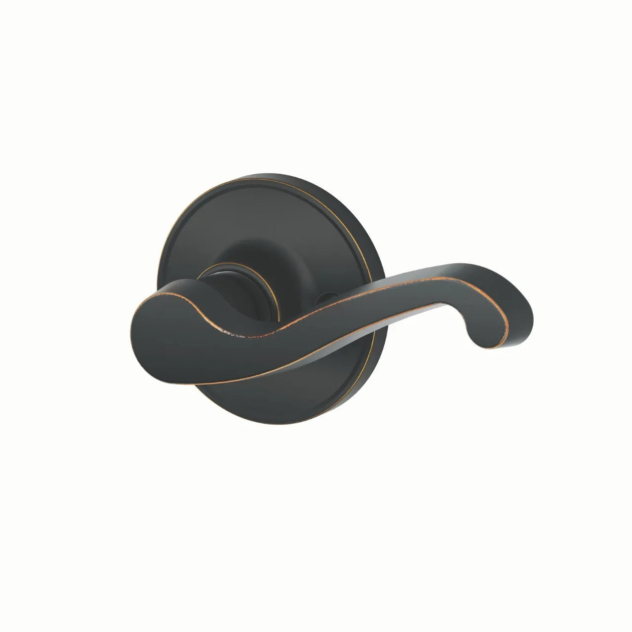 Schlage Dexter J Series LaSalle Lever Aged Bronze