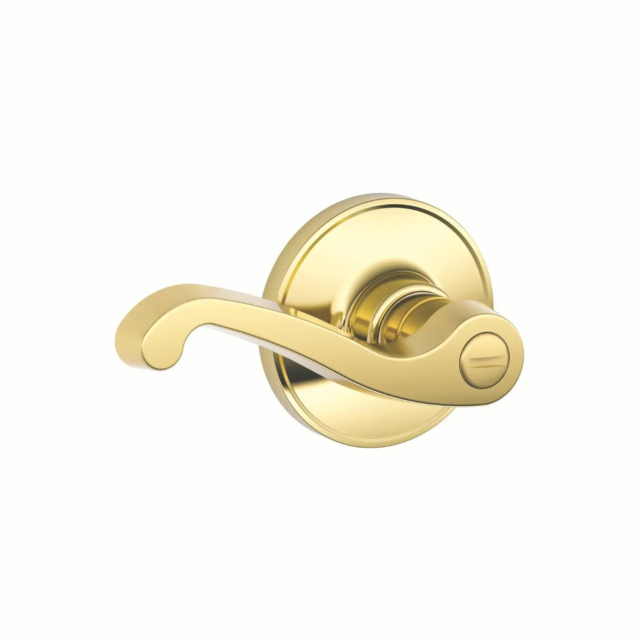 Schlage Dexter J Series LaSalle Lever Bright Brass