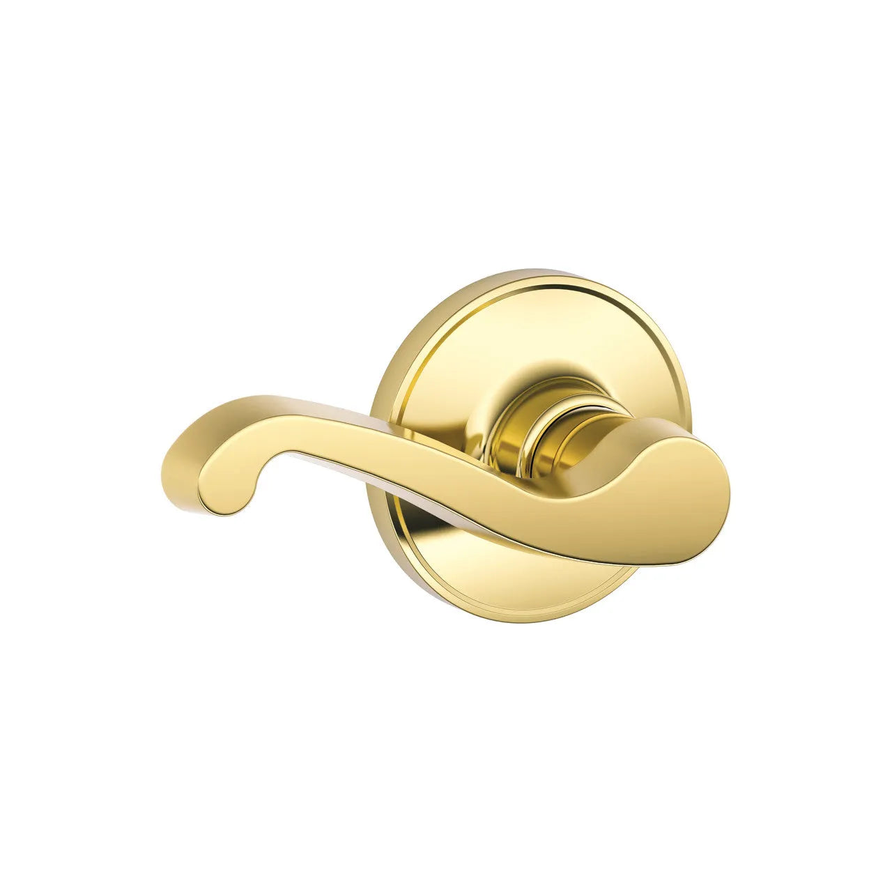 Schlage Dexter J Series LaSalle Lever Bright Brass