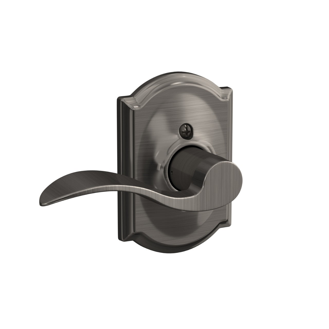 SchlageSchlage Dummy Accent Lever with Camelot Rosette Interior Trim - Exterior Handleset Sold Separately in 