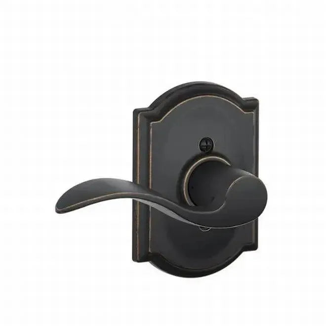 SchlageSchlage Dummy Accent Lever with Camelot Rosette Interior Trim - Exterior Handleset Sold Separately in 