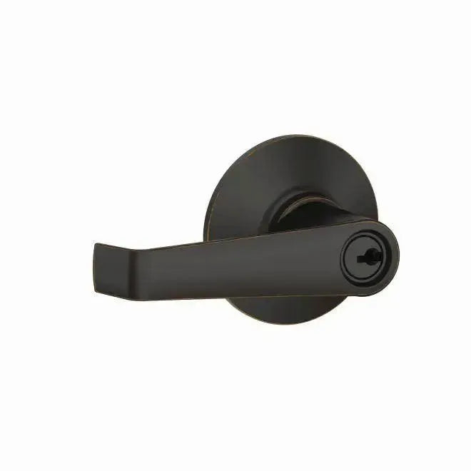 Schlage Elan Lever in Aged Bronze finish