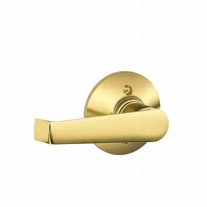 Schlage Elan Lever in Bright Brass finish